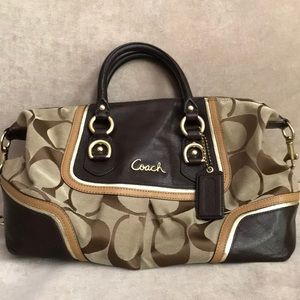 Coach brown medium handbag